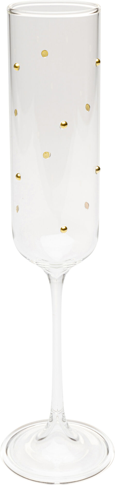 Sektglas Glam Dots Gold 25cm – Grafik-1.