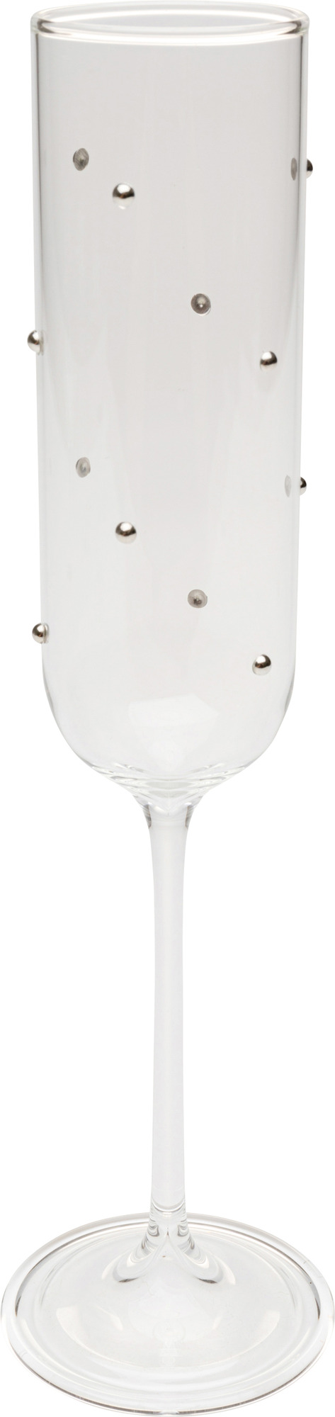 Sektglas Glam Dots Silber 25cm