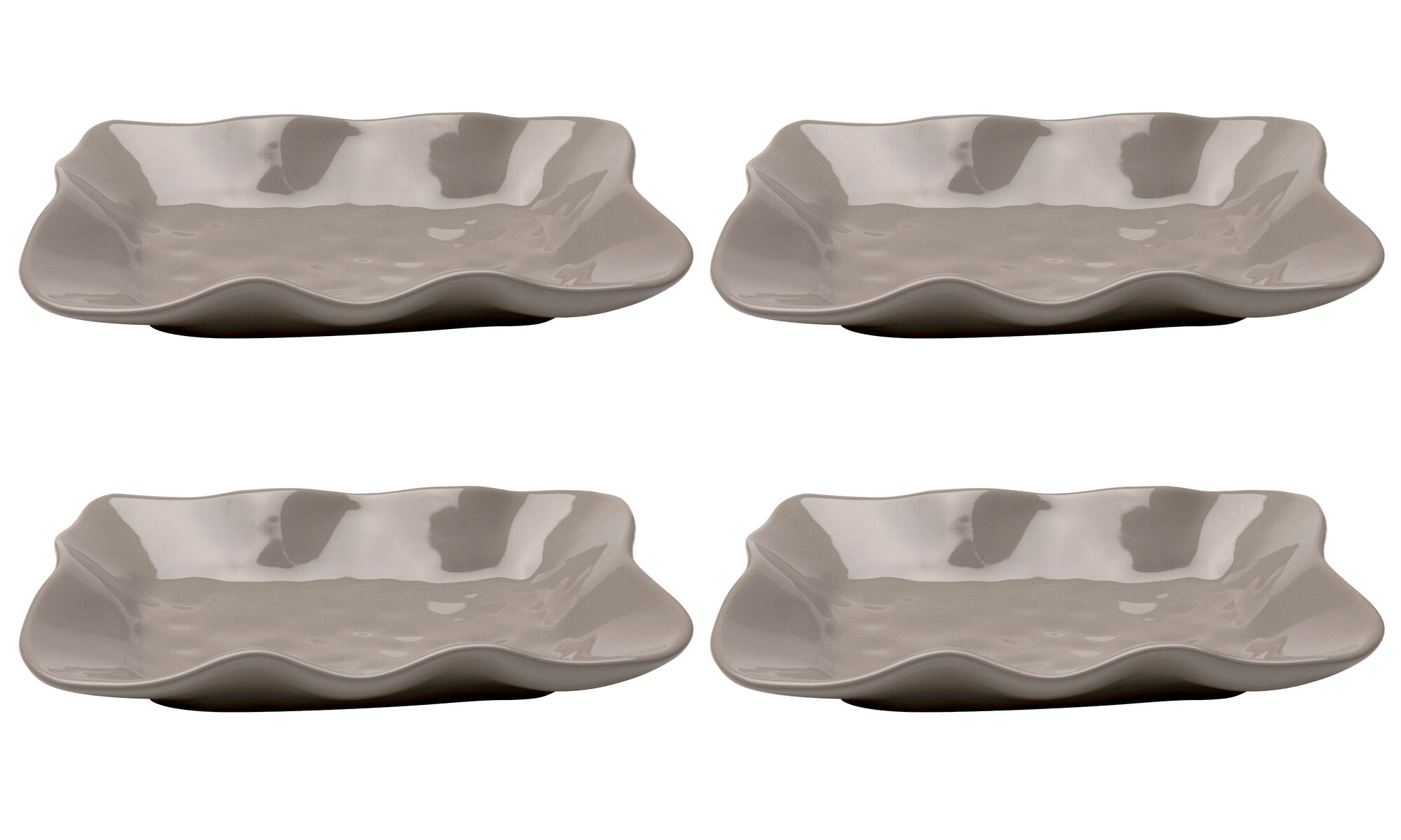 Servierplatte Organic Grau 17x26cm (4/tlg.) – Grafik-1.