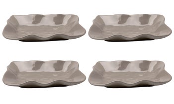 Servierplatte Organic Grau 17x26cm (4/tlg.) – Grafik-1.