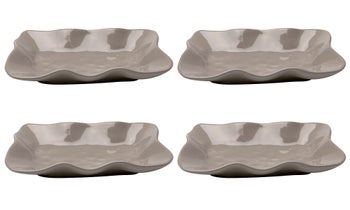 Servierplatte Organic Grau 17x26cm (4/tlg.) – Grafik-1.