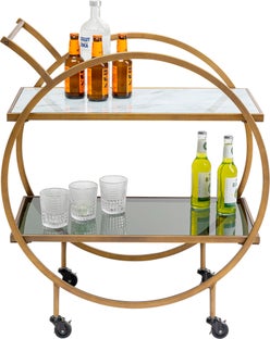 Servierwagen Loft Brass – Grafik-1.