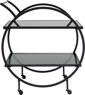 Servierwagen Loft Schwarz – Grafik-1.
