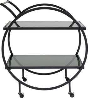 Servierwagen Loft Schwarz – Grafik-1.