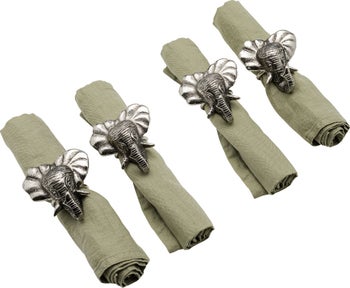 Serviettenring Happy Elephants (4/Set) – Grafik-1.