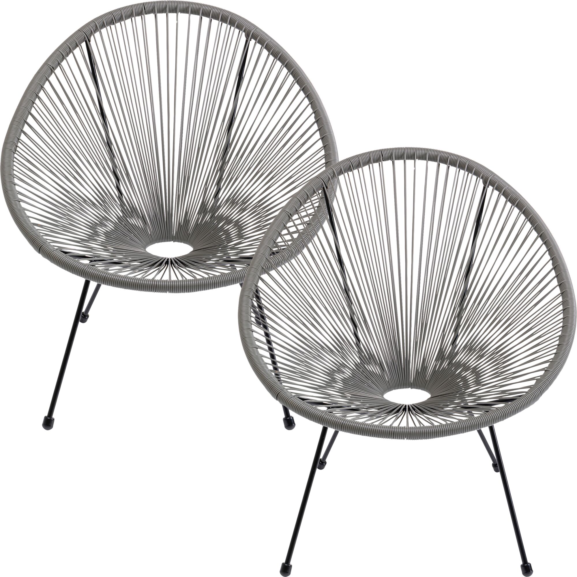 Sessel Acapulco Grau 2/Set – Grafik-1.