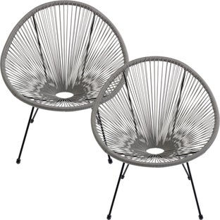 Sessel Acapulco Grau 2/Set – Grafik-1.