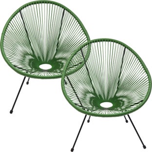 Sessel Acapulco Grün 2/Set – Grafik-1.