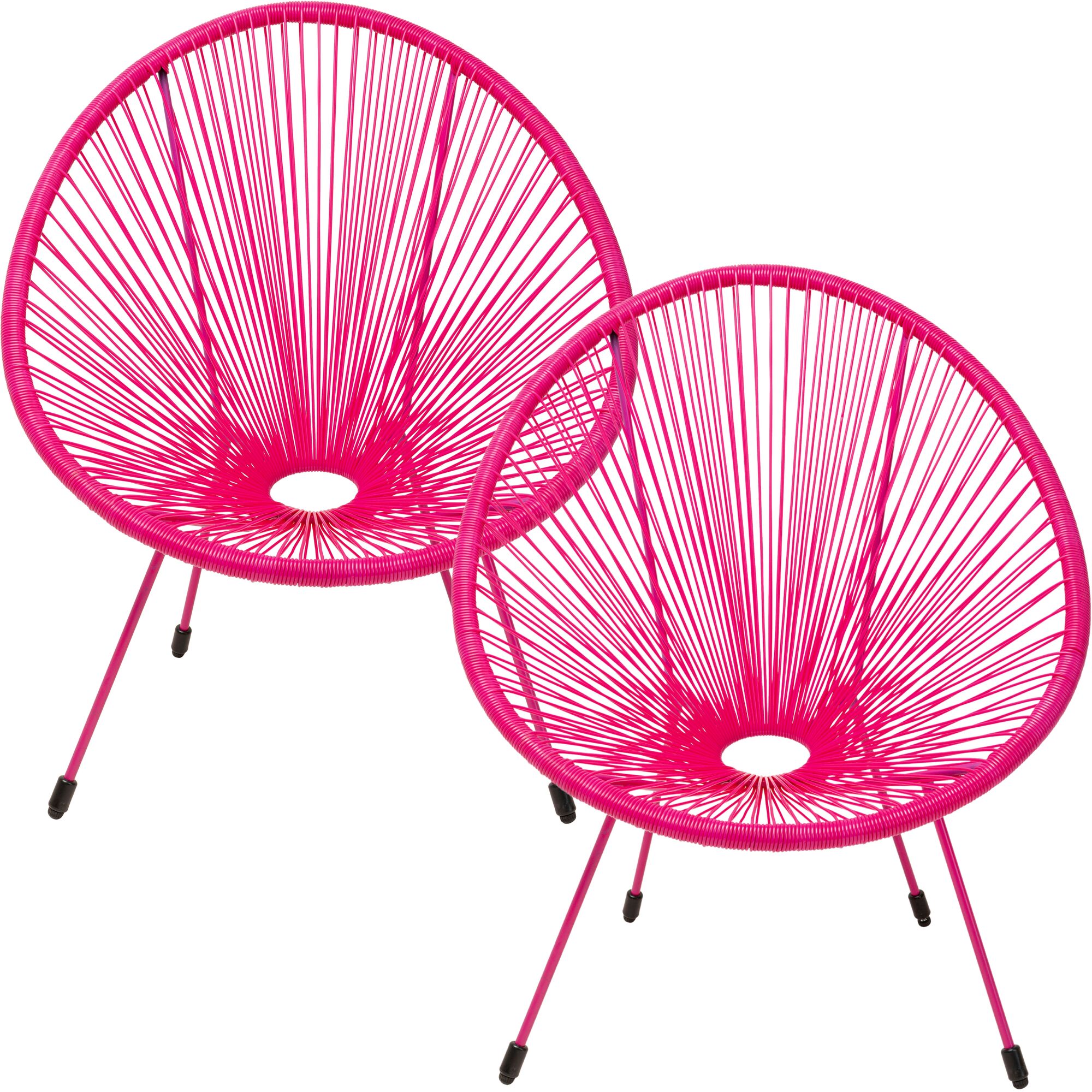 Sessel Acapulco Mono Pink 2/Set