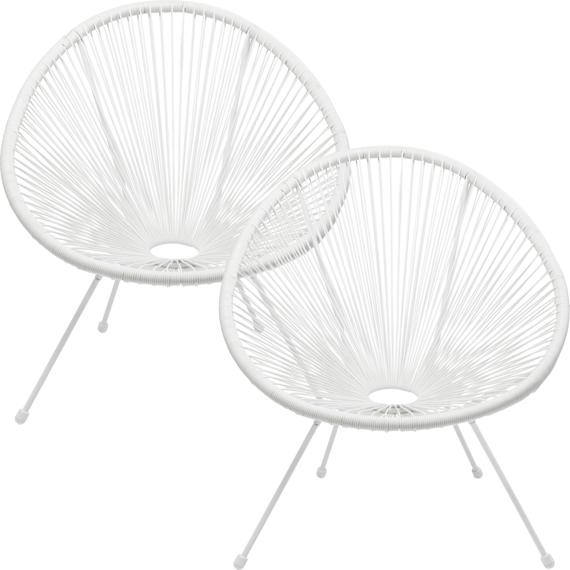 Sessel Acapulco Mono Weiß 2/Set
