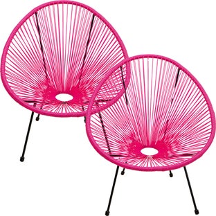 Sessel Acapulco Pink 2/Set – Grafik-1.