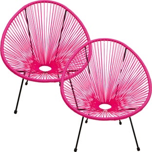 Sessel Acapulco Pink 2/Set – Grafik-1.