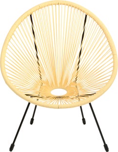 Sessel Acapulco Buttergelb – Grafik-1.