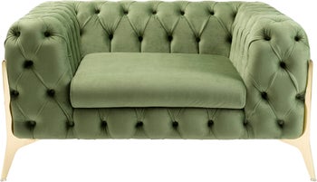 Sessel Bellissima Velvet Grün 120cm – Grafik-1.