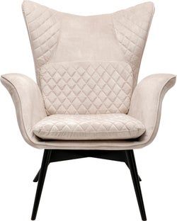 Sessel Tudor Velvet Creme – Grafik-1.