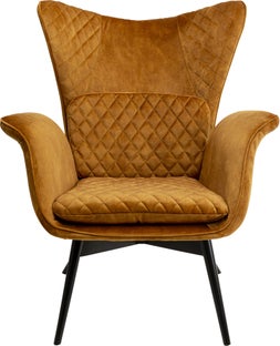 Sessel Tudor Velvet Goldbraun – Grafik-1.