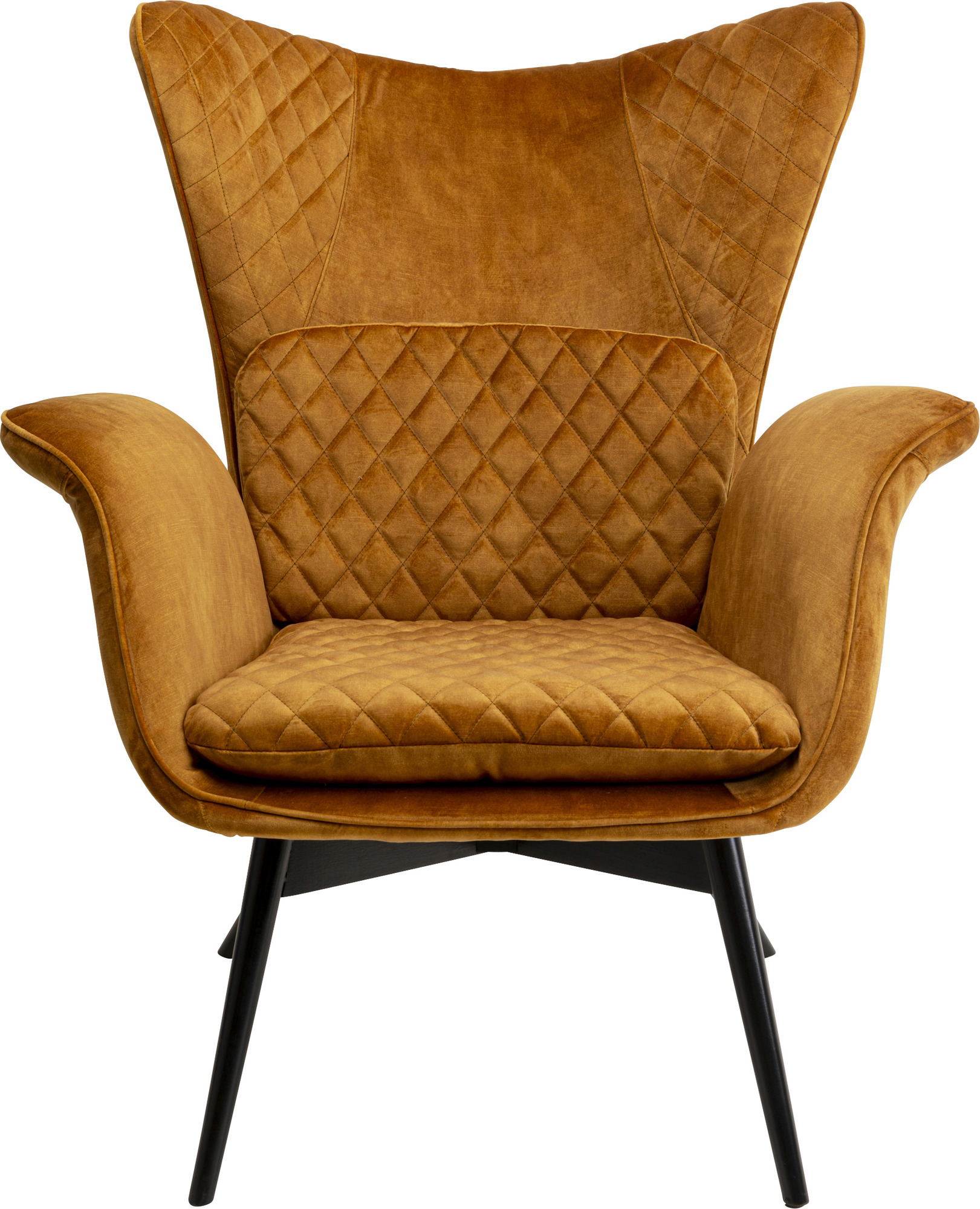 Produkt: Sessel Tudor Velvet Goldbraun.