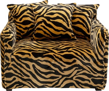 Sessel Wild Animal Tiger - Einzelstück – Grafik-1.