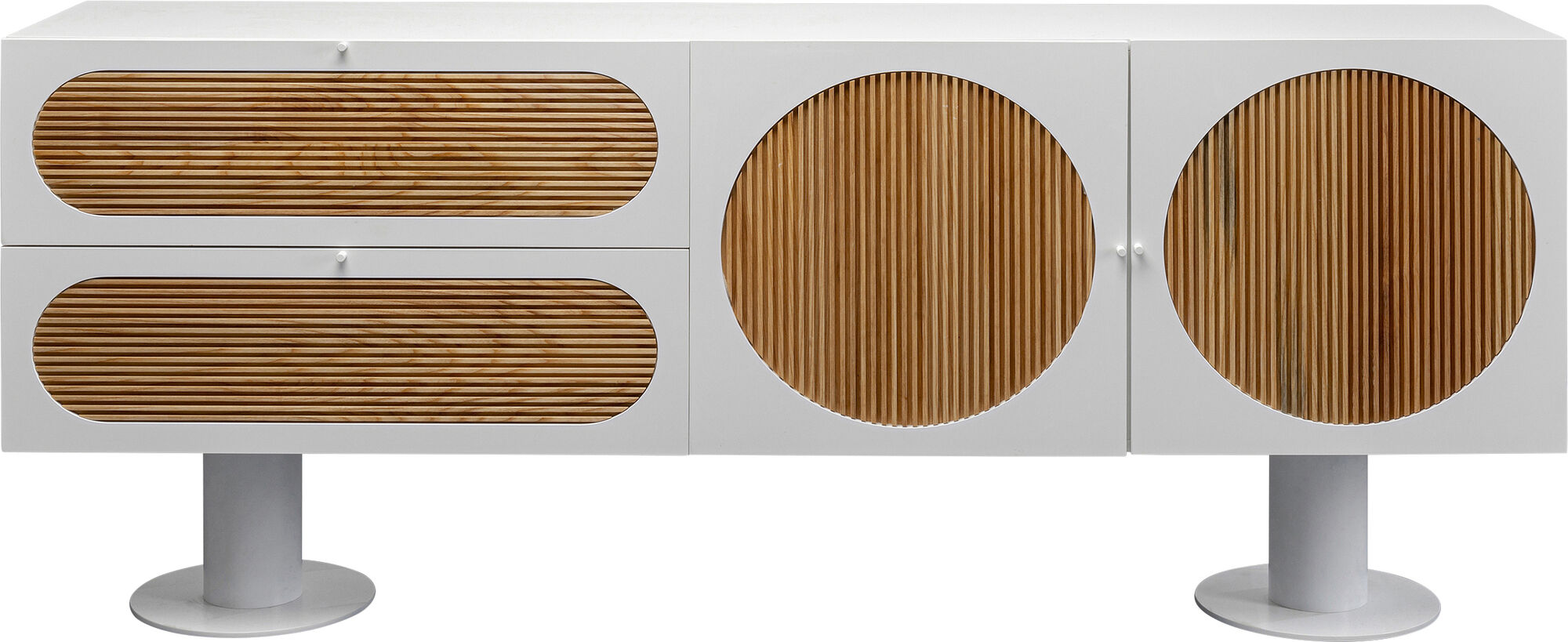 Sideboard Atomic Weiß 183x76cm – Grafik-1.