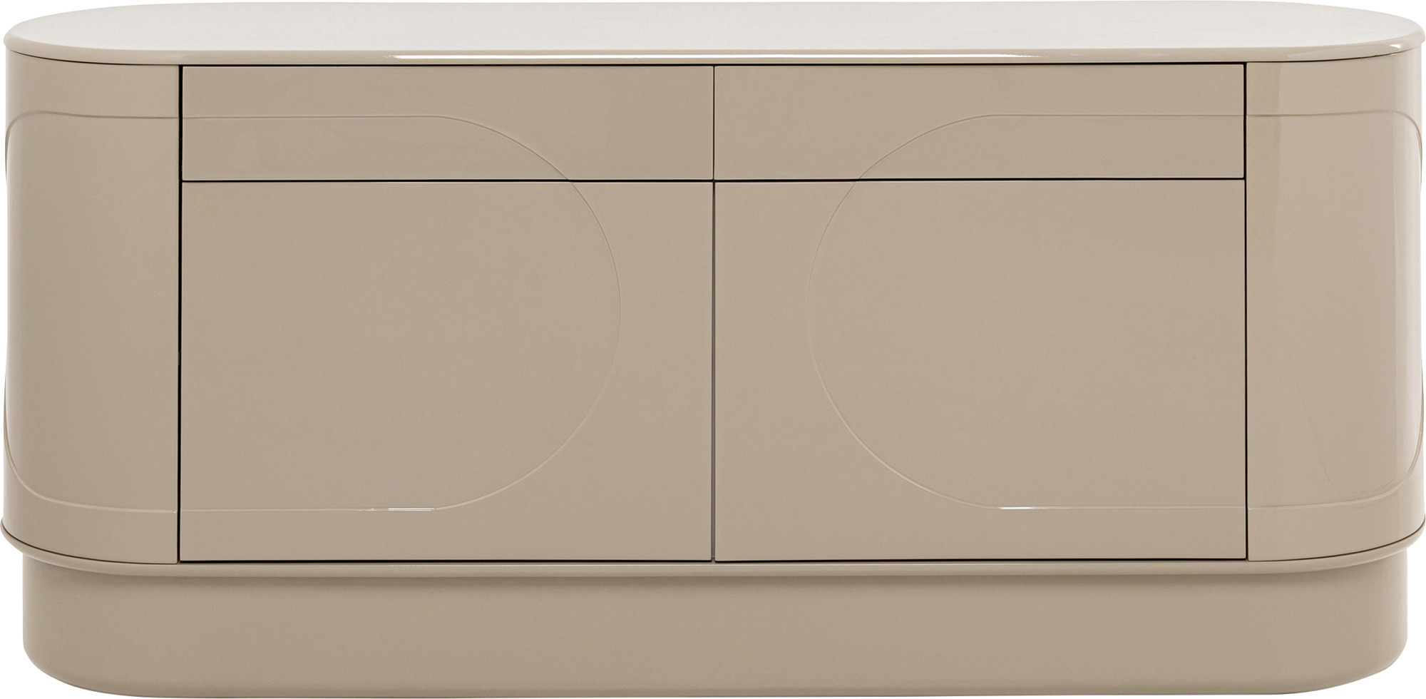 Sideboard Groove Taupe 160x76cm