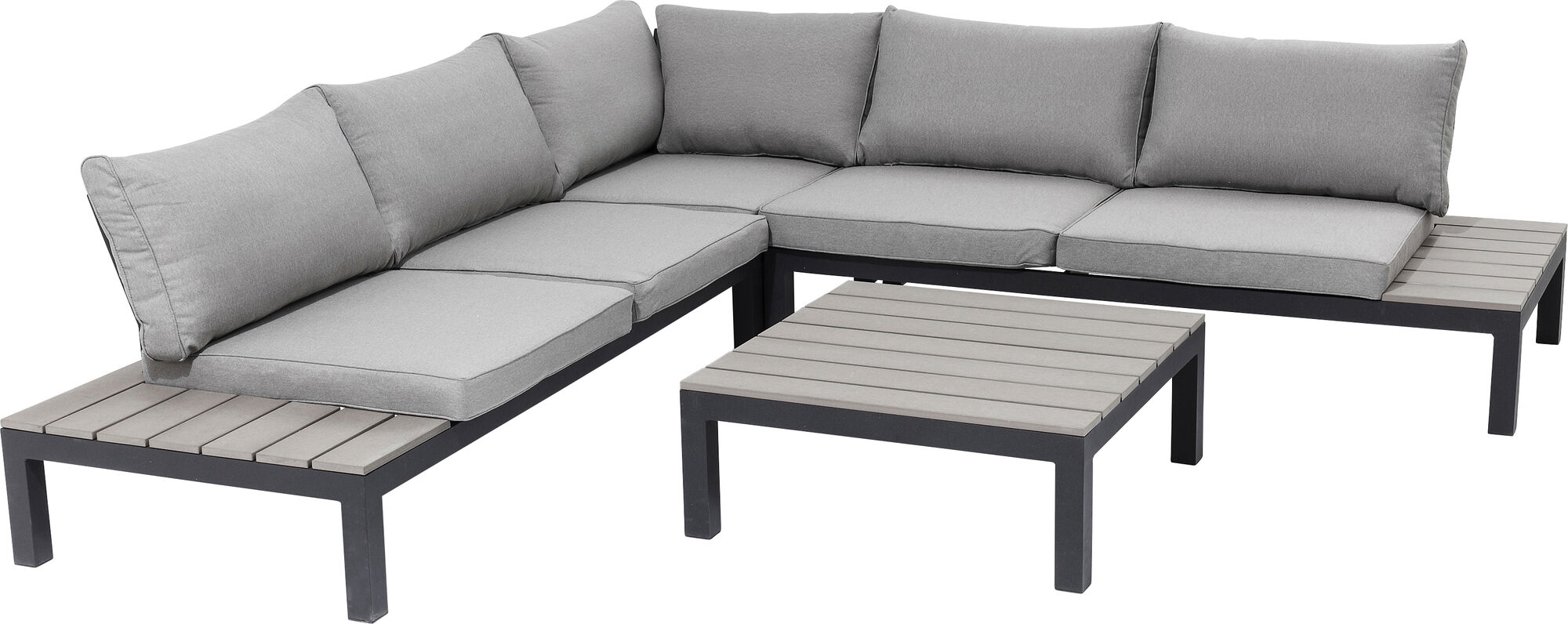 Sitzgruppe Holiday Schwarz (4/tlg.) – Grafik-1.