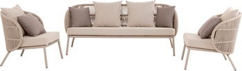 Sitzgruppe Sicily Taupe (3/tlg.) – Grafik-1.
