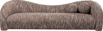 Sofa 3-Sitzer Livia Melange Braun 261cm – Grafik-1.