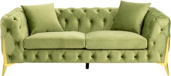 Sofa Bellissima 2-Sitzer Velvet Grün 200cm – Grafik-1.