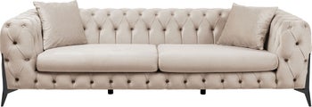 Sofa Bellissima 3-Sitzer Velvet Taupe 240cm – Grafik-1.