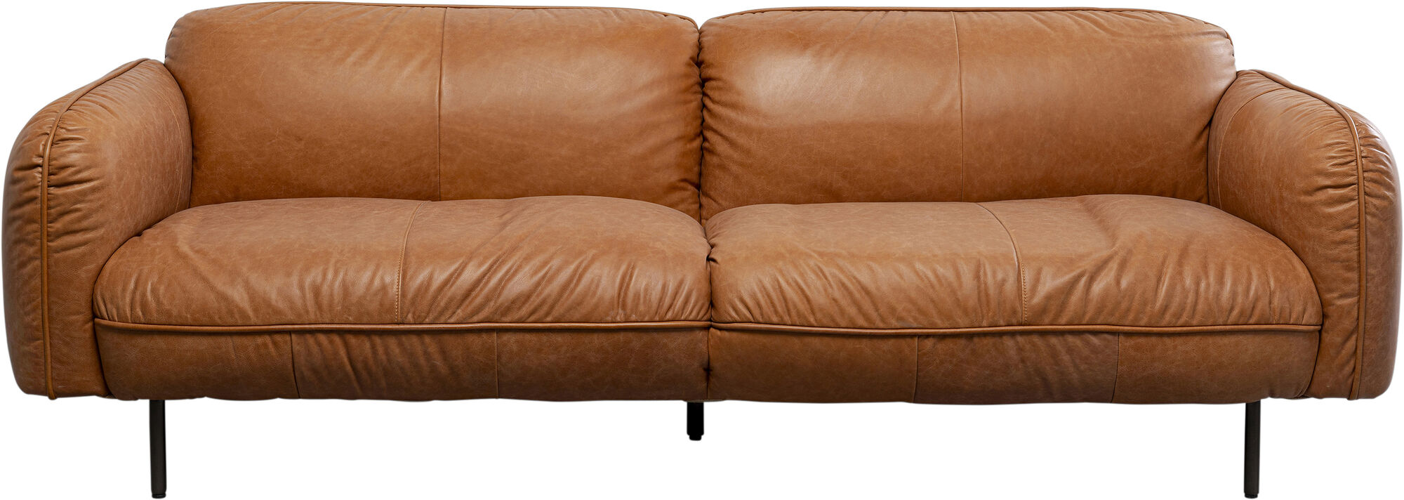 Sofa Calgary Smart Leder Hellbraun 228cm – Grafik-1.