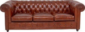 Sofa 3-Sitzer Oxford Hellbraun 220cm – Grafik-1.