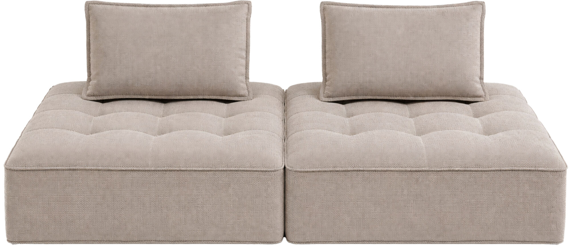 Sofa Portofino Grau Outdoor 2/Set