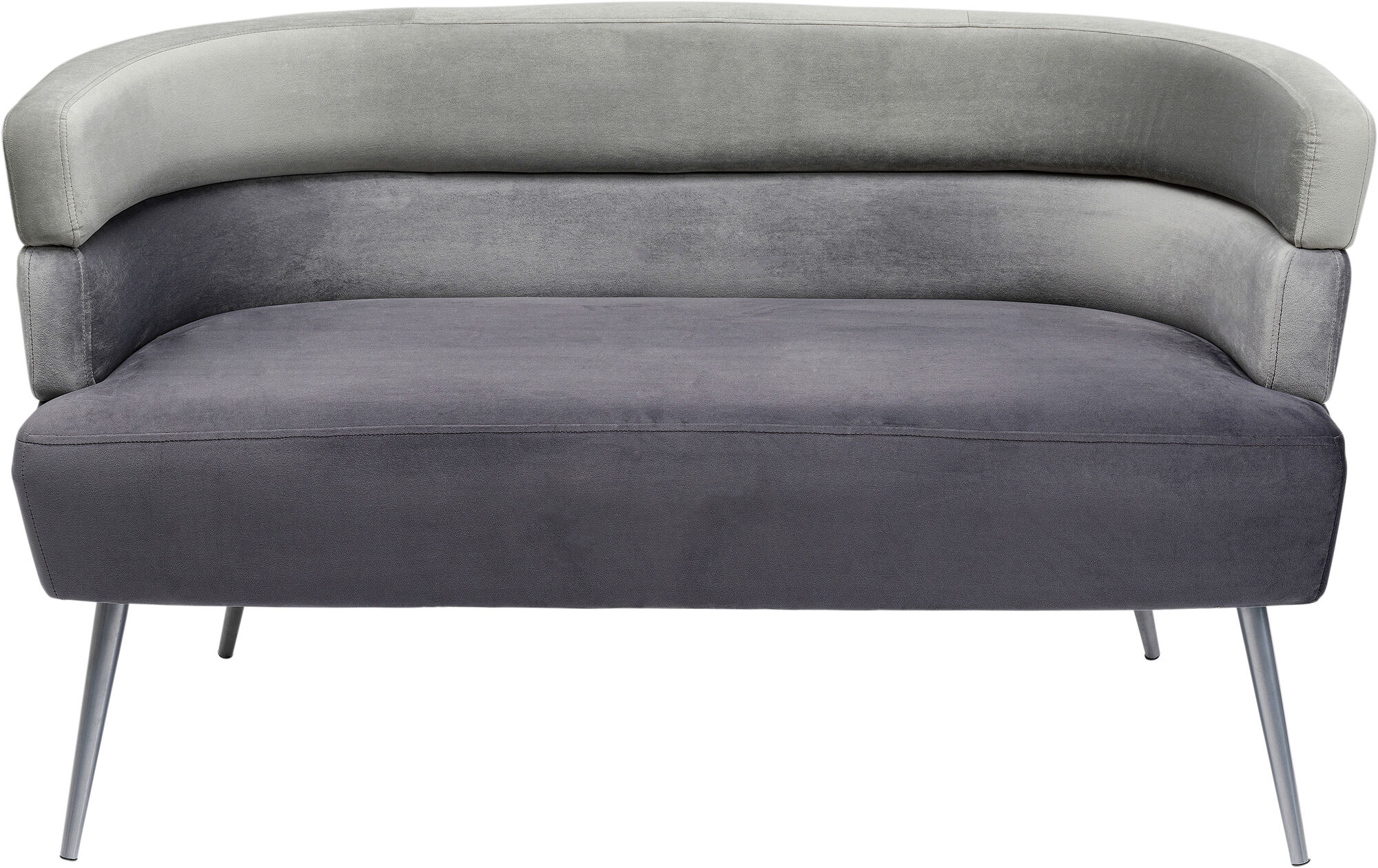 Sofa Sandwich 2-Sitzer Grau – Grafik-1.