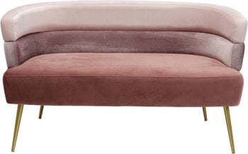 Sofa Sandwich 2-Sitzer Rosa – Grafik-1.