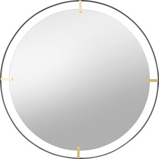 Spiegel Betsy Frame Round Metal 90Ø - Einzelstück – Grafik-1.