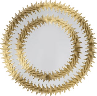 Spiegel Solare Gold Ø132cm – Grafik-1.