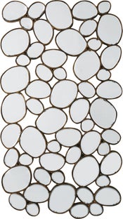 Spiegel Water Drops Copper 135x78 – Grafik-1.