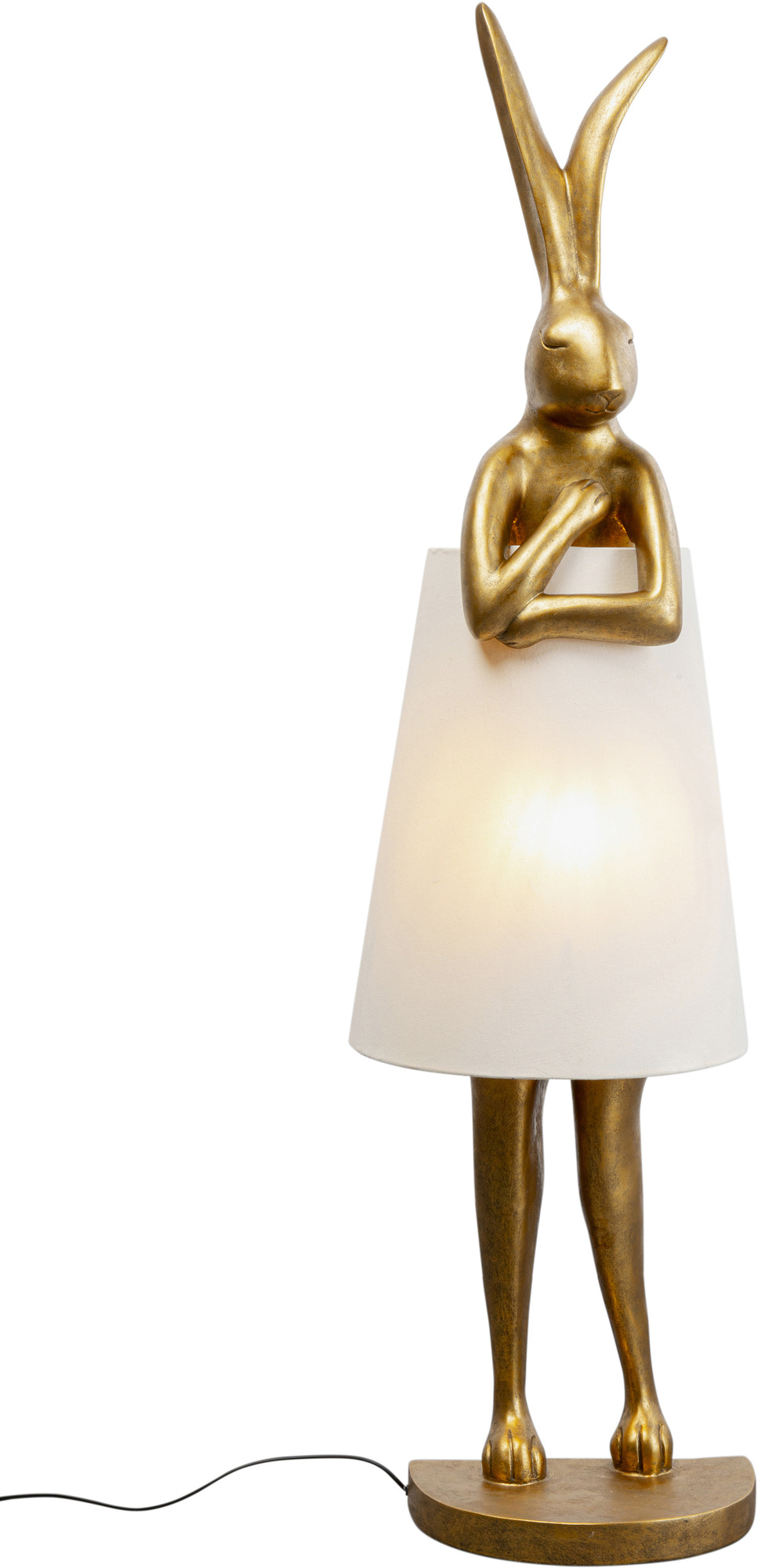 Stehleuchte Animal Rabbit Gold/Weiß 150cm