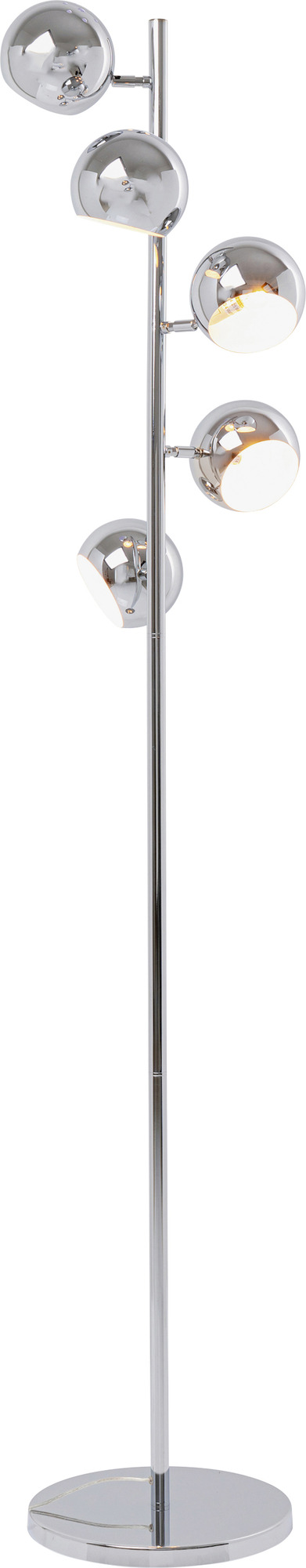 Stehleuchte Calotta Chrome 5er