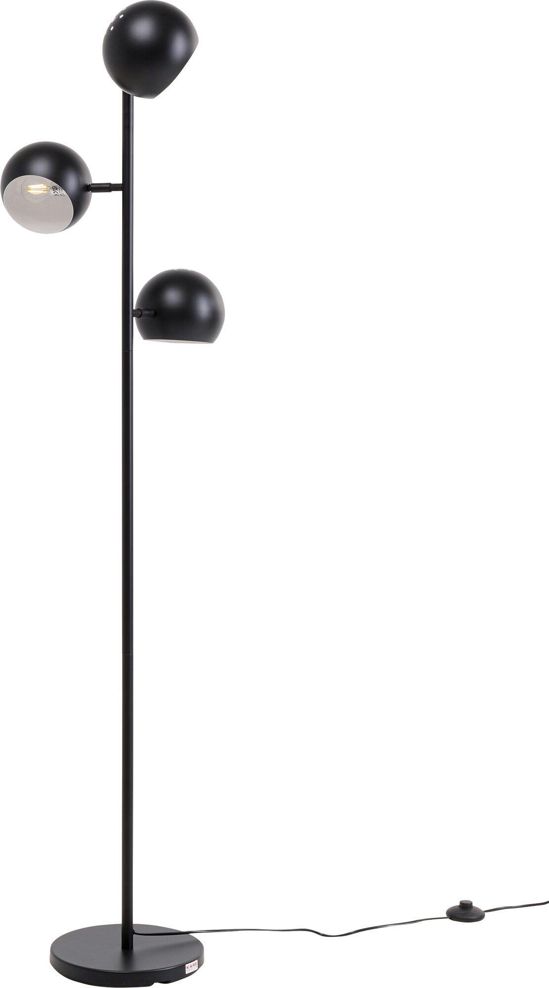 Stehleuchte Calotta Schwarz 3er 151cm – Grafik-1.