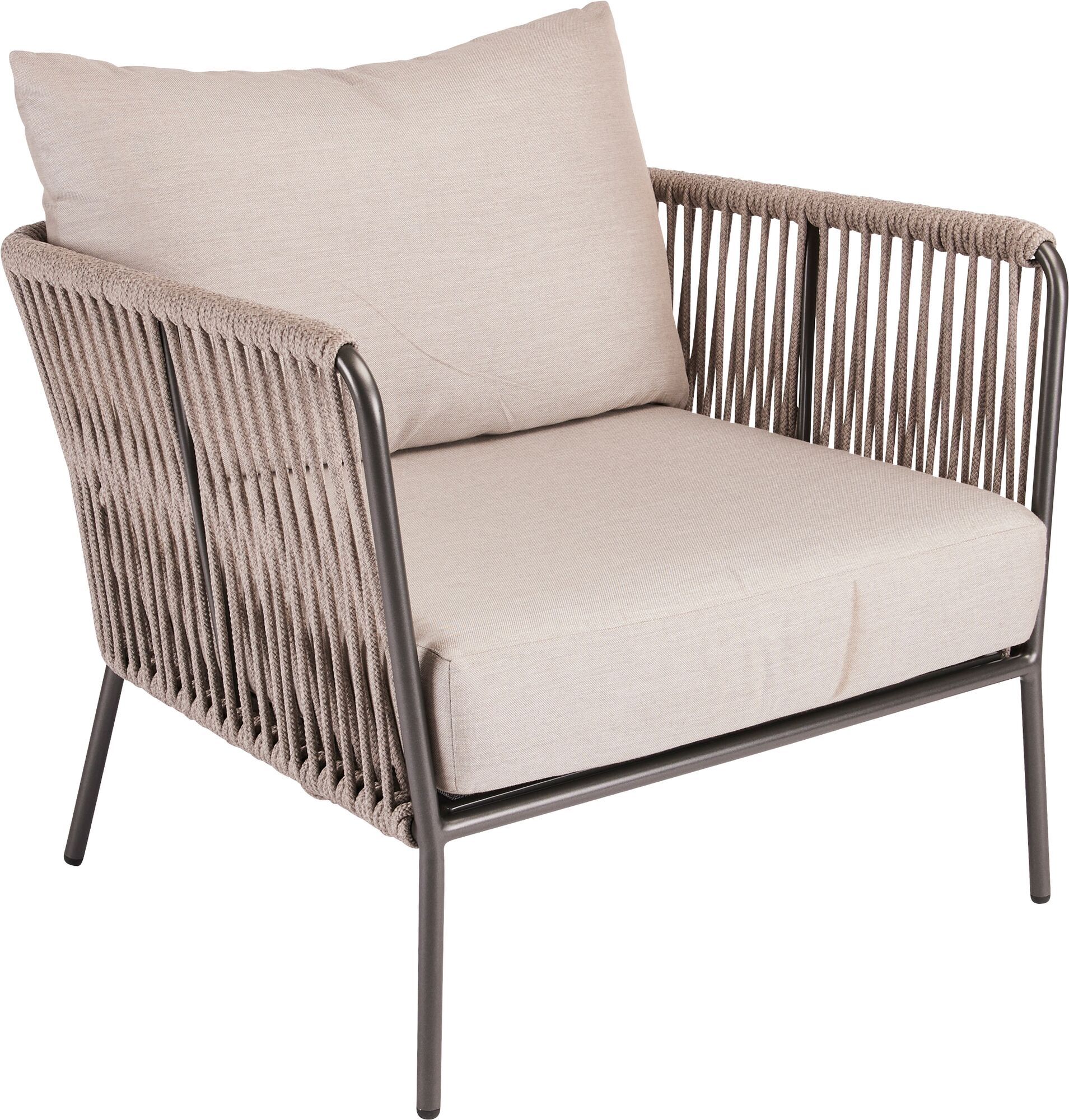 Stern Lounge-Sessel MARLA Alu anthrazit/graubraun – Grafik-1.