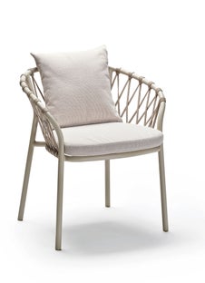 Stern Sessel Klea Alu greige Kissen vanilla – Grafik-1.