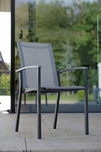 Stern Stapelsessel Evoee Alumin. anthrazit/silber – Grafik-1.