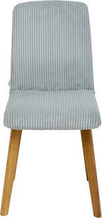 Stuhl Lara Cord Blau - Einzelstück – Grafik-1.