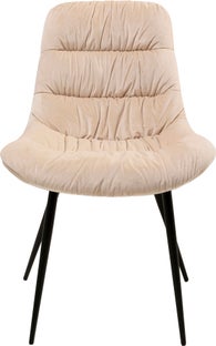 Stuhl South Side Samt Creme