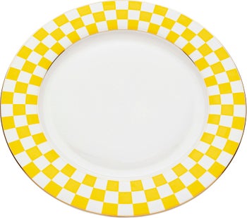 Teller Harlequin Gelb Ø27cm – Grafik-1.