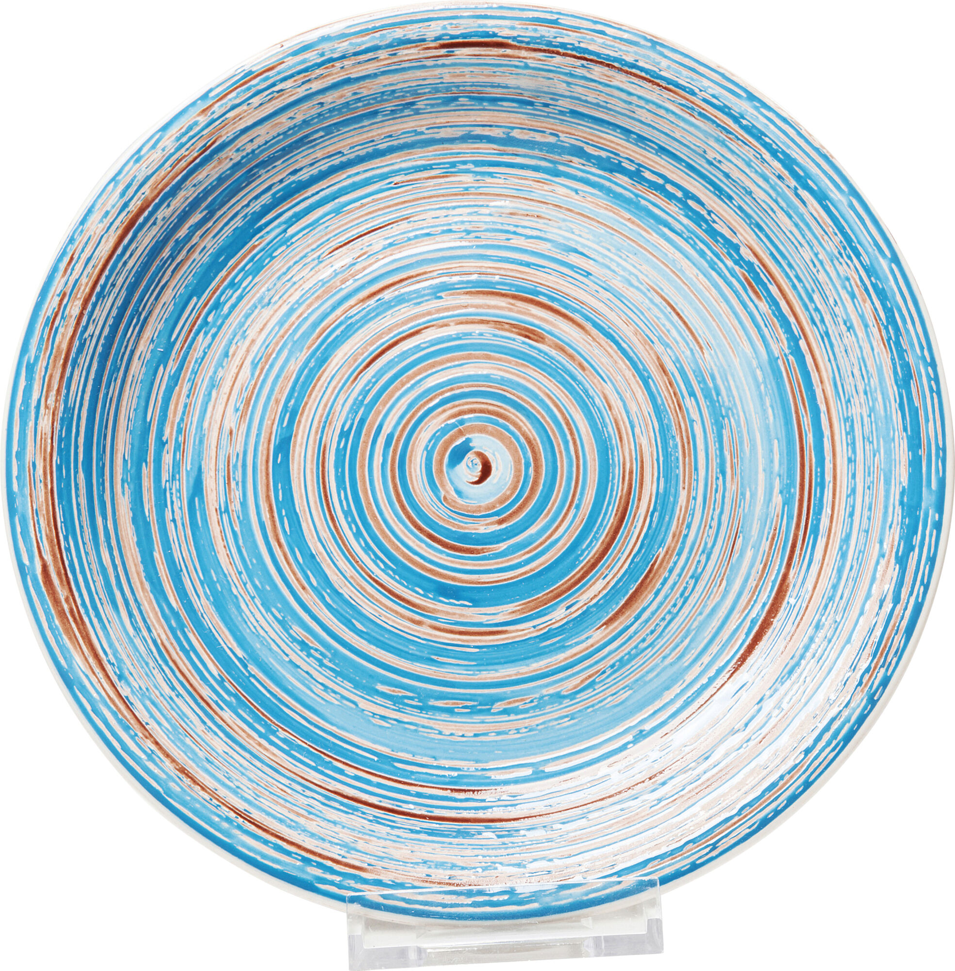 Teller Swirl Blau Ø27cm – Grafik-1.