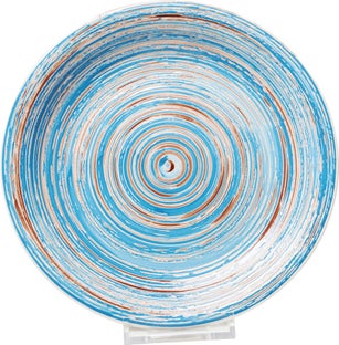 Teller Swirl Blau Ø27cm – Grafik-1.