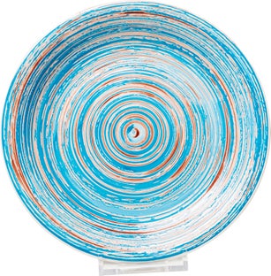 Teller Swirl Blau Ø27cm – Grafik-1.