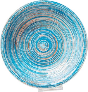 Teller Tief Swirl Blau Ø21cm – Grafik-1.